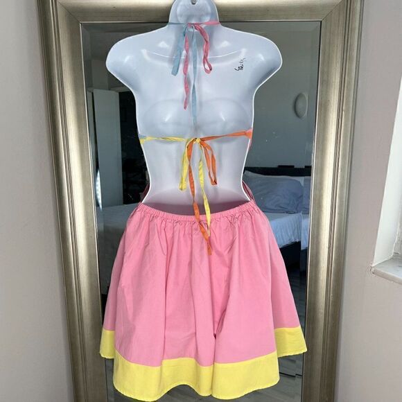 ANNA GRACE Color-Block Mini Dress Size M - Picture 6 of 9